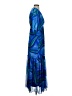 Taylor 100% Polyester Blue Cocktail Dress Size 2 - photo 4