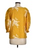 Kindred 100% Polyester Yellow 3/4 Sleeve Blouse Size M - photo 2