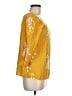 Kindred 100% Polyester Yellow 3/4 Sleeve Blouse Size M - photo 4