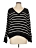 Old Navy Stripes Black Pullover Sweater Size L - photo 1