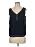 Le Bos 100% Polyester Black Sleeveless Blouse Size 8 - photo 1