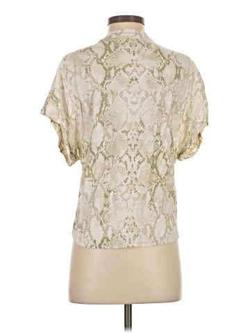 Olivaceous Short Sleeve Blouse (view 2)