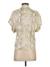 Olivaceous 100% Rayon Ivory Short Sleeve Blouse Size S - photo 2