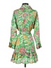 Zara 100% Polyester Green Kimono Size XS - photo 2