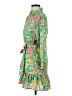Zara 100% Polyester Green Kimono Size XS - photo 5