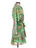Zara 100% Polyester Green Kimono Size XS - photo 4