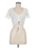 Shein Ivory Short Sleeve Top Size M - photo 1