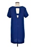 Bobeau Solid Blue Casual Dress Size M - photo 2
