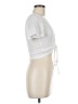 Shein Ivory Short Sleeve Top Size M - photo 4