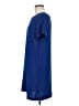 Bobeau Solid Blue Casual Dress Size M - photo 5