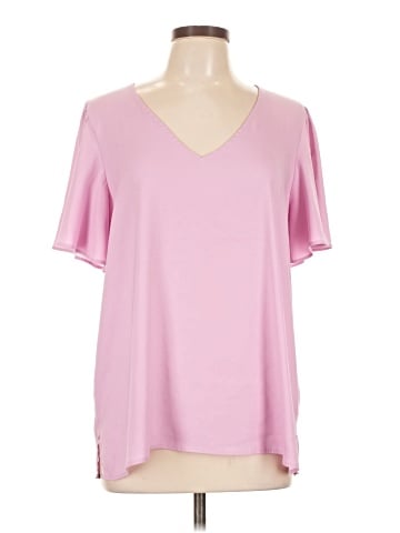 Ann Taylor Short Sleeve Blouse (view 1)