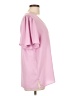 Ann Taylor 100% Polyester Pink Short Sleeve Blouse Size L - photo 4