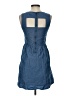 Annabelle 100% Polyester Solid Blue Casual Dress Size S - photo 2