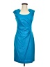 Calvin Klein Solid Teal Cocktail Dress Size 6 - photo 1