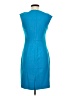 Calvin Klein Solid Teal Cocktail Dress Size 6 - photo 2
