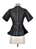 Cutely Covered Black Short Sleeve Blouse Size S - photo 2