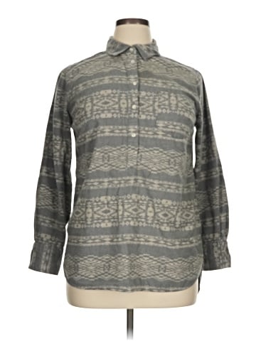 Merona Long Sleeve Button-Down Shirt (view 1)