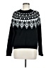 Mi ami 100% Acrylic Argyle Black Pullover Sweater Size M - photo 1