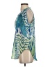 Olivaceous 100% Polyester Blue Sleeveless Blouse Size S - photo 5
