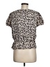 Sanctuary 100% Recycled Polyester Tan Short Sleeve Blouse Size M - photo 2