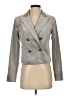 White House Black Market 100% Polyester Metallic Gray Blazer Size 4 - photo 1