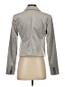 White House Black Market 100% Polyester Metallic Gray Blazer Size 4 - photo 2