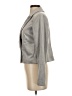 White House Black Market 100% Polyester Metallic Gray Blazer Size 4 - photo 5