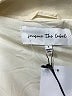 Jacquie The Label 100% Polyester Solid Ivory Jacket Size S - photo 6