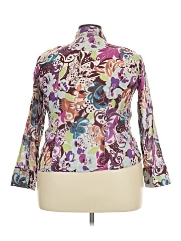 I.E. Relaxed 3/4 Sleeve Blouse (view 2)