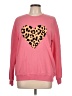 Fifth Sun Hearts Pink Sweatshirt Size L - photo 1