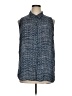 Simply Styled 100% Polyester Tweed Blue Sleeveless Blouse Size XL - photo 1