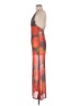 Shein Graphic Orange Cocktail Dress Size 6 - photo 5