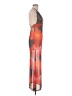 Shein Graphic Orange Cocktail Dress Size 6 - photo 4
