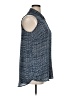 Simply Styled 100% Polyester Tweed Blue Sleeveless Blouse Size XL - photo 4