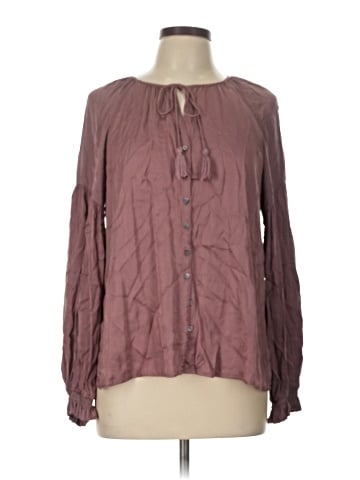 Olivaceous Long Sleeve Blouse (view 1)