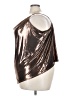Torrid Metallic Gold Sleeveless Blouse Size 5X Plus (5) - photo 5