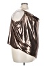 Torrid Metallic Gold Sleeveless Blouse Size 5X Plus (5) - photo 4