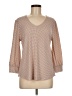 Adrianna Papell Tan 3/4 Sleeve Blouse Size M - photo 1