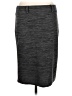 Chances R Solid Gray Casual Skirt Size M - photo 2