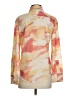 Kourt 100% Polyester Tie-dye Orange Long Sleeve Blouse Size S - photo 2