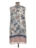 DR2 100% Polyester Paisley Blue Casual Dress Size L - photo 2