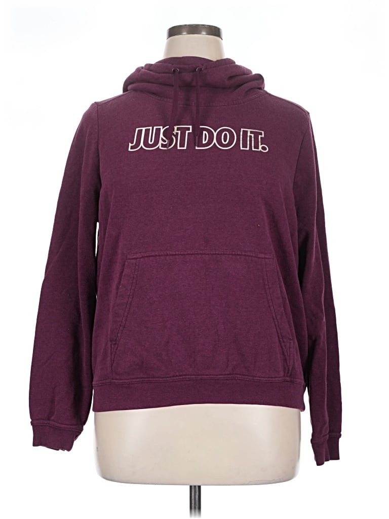 Pre-owned Nike Sweatshirt In Burgundy