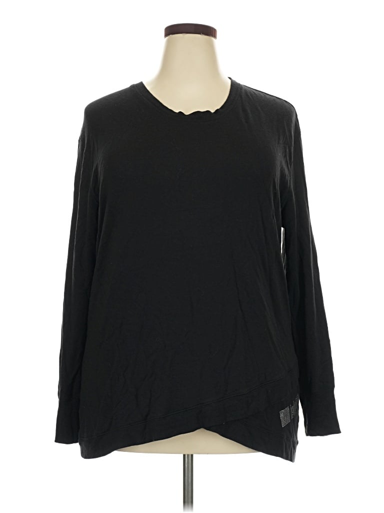 Pre-owned Lularoe Pullover Sweater In Black