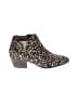 Caslon Animal Print Gold Brown Ankle Boots Size 7 1/2 - photo 1