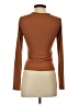 DAZY Brown Long Sleeve Top Size S - photo 2