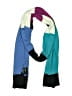 Carlisle Color Block Teal Blue Scarf One size - photo 1