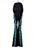 OmGirl Graphic Black Blue Active Pants Size M - photo 2