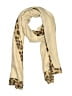 Unbranded 100% Viscose Animal Print Tan Scarf One size - photo 1