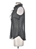 CAbi 100% Polyester Silver Sleeveless Blouse Size XS - photo 5