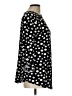 SJS Polka Dots Black 3/4 Sleeve Blouse Size L - photo 4